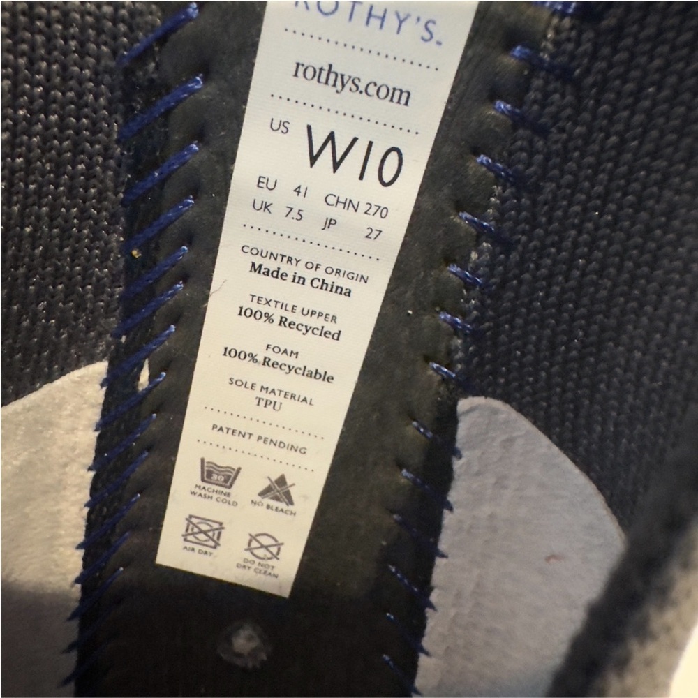 Rothy's Women's The Flats Round Toe in Gray Size 10 - Picture 5 of 6